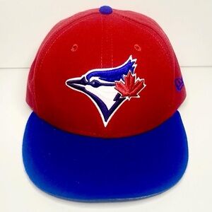 Toronto Blue Jays New Era Red Fitted Baseball Hat- Size 7
